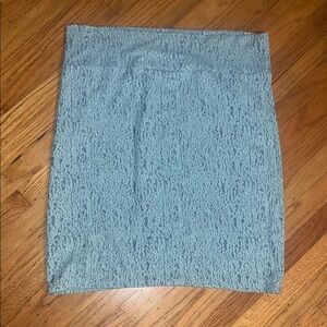 LuLaRoe Blue Mini Pencil Skirt Casual